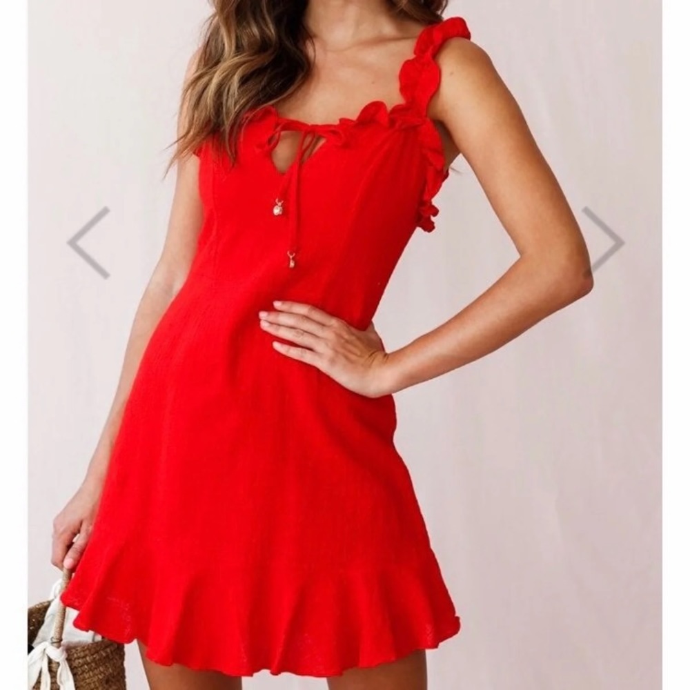 Red dress